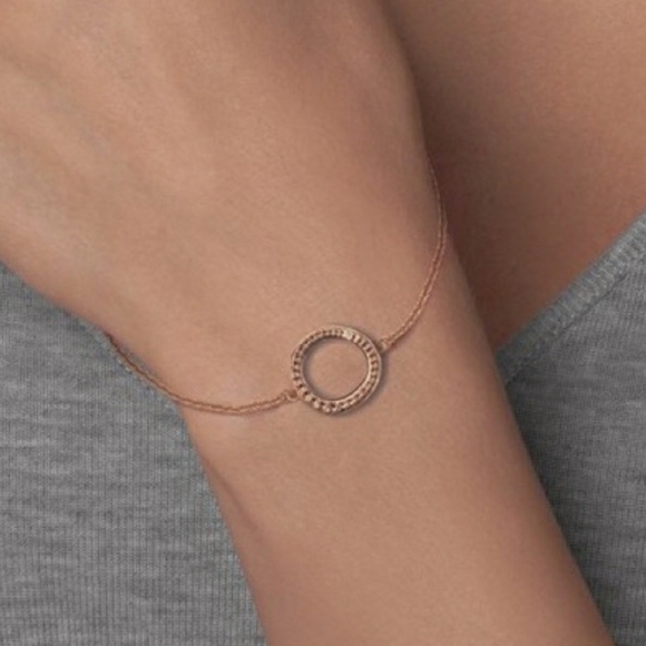 Adore by Swarovski Circle Rose Gold Bracelet - Picture 3 of 9